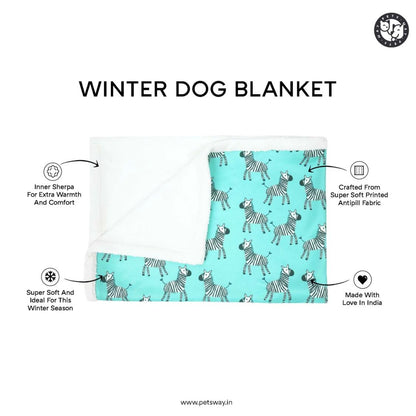 premium pattern dog blanket