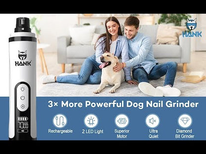 HANK Pet Nail Grinder With LED Light Design | Suitable for Large to Small Pets