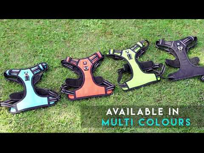 HANK No Pull 3M Reflective Dog Harness | Red