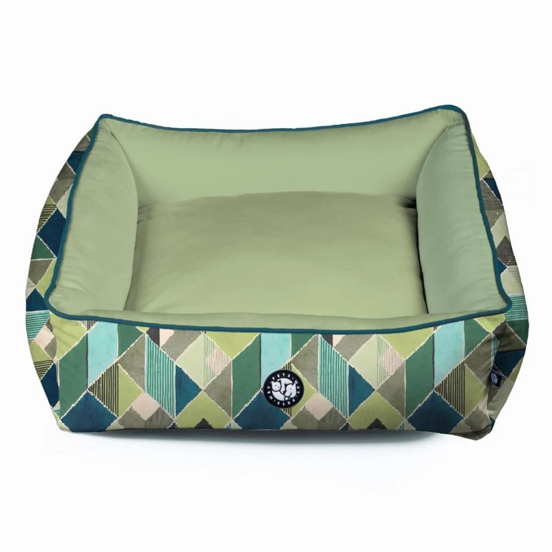 printed dog bed