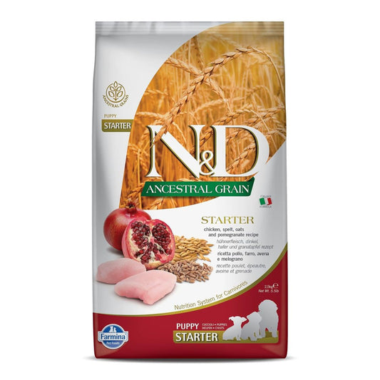 Puppy Food | Puppy Dry Food with Chicken Oats Spelt & Pomegranate
