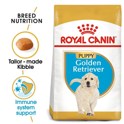Puppy Food | Puppy Dry Food for Golden Retriever Puppies with Skin Coat & Digestive Support