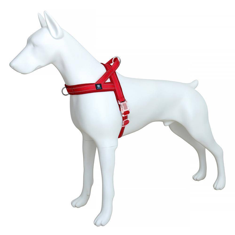 Quick Fit Red Hank Dog Harness