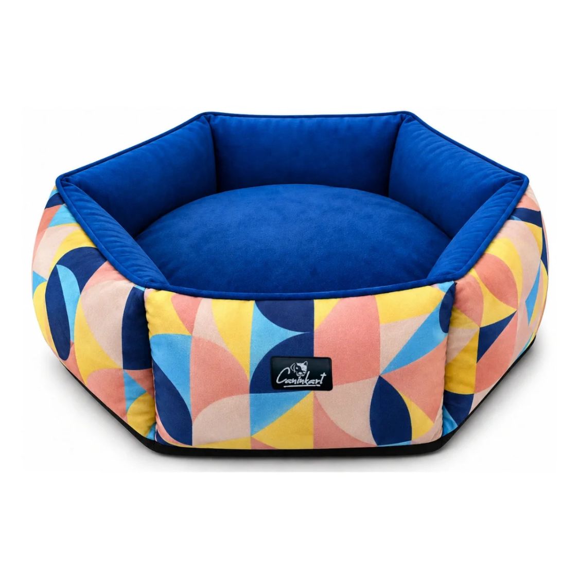 Washable Dog Bed with Raised Sides | Soft Cushioned Pet Bed for Adult Dogs