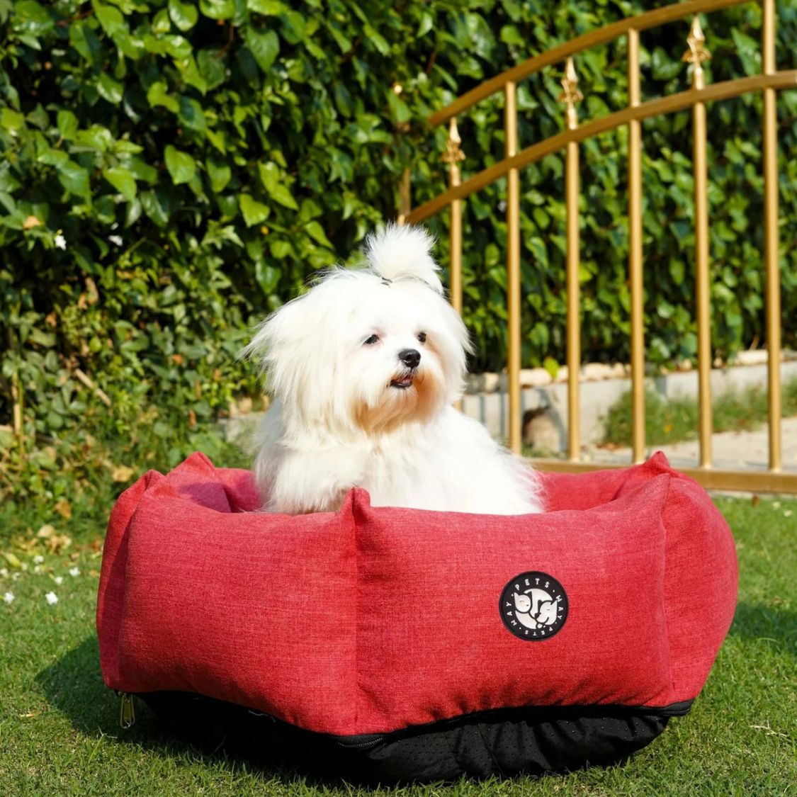 Dog Sleeping Bed | Dog Washable Bed for All Breeds - Cherry Hexagonal