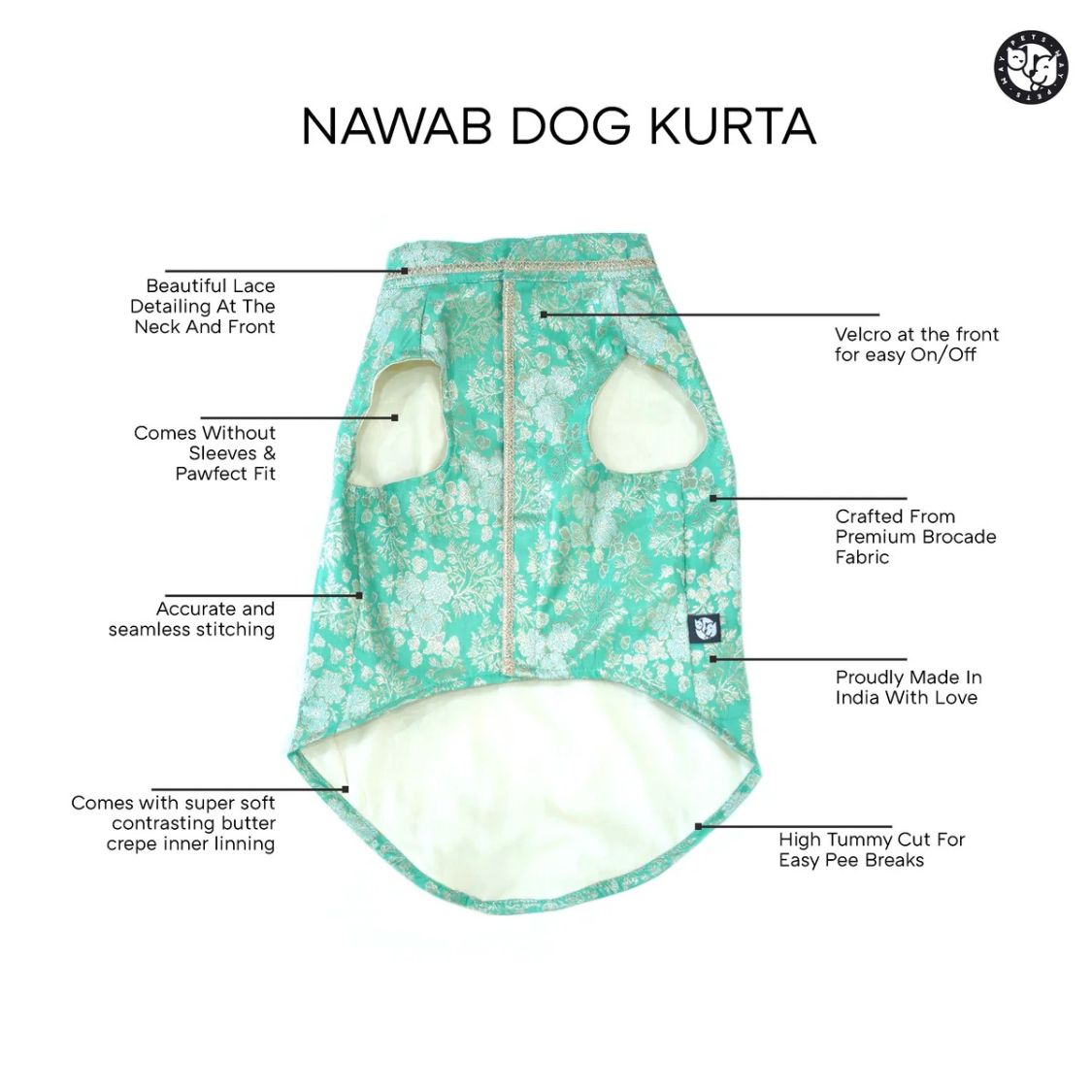 dog sherwani