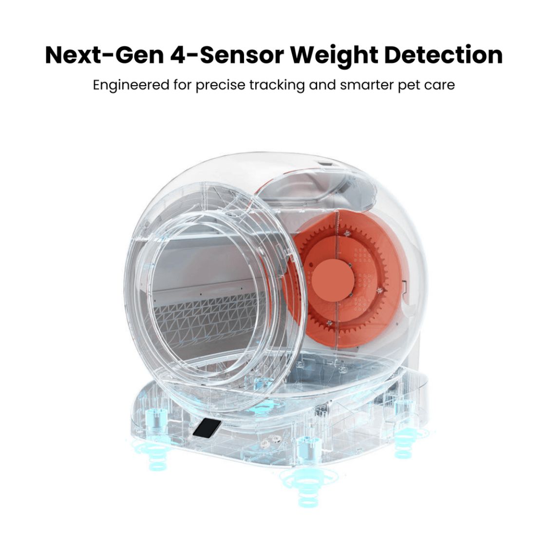 Automatic Cat Litter Box with Smart Sensors - Self Cleaning & Odor Management