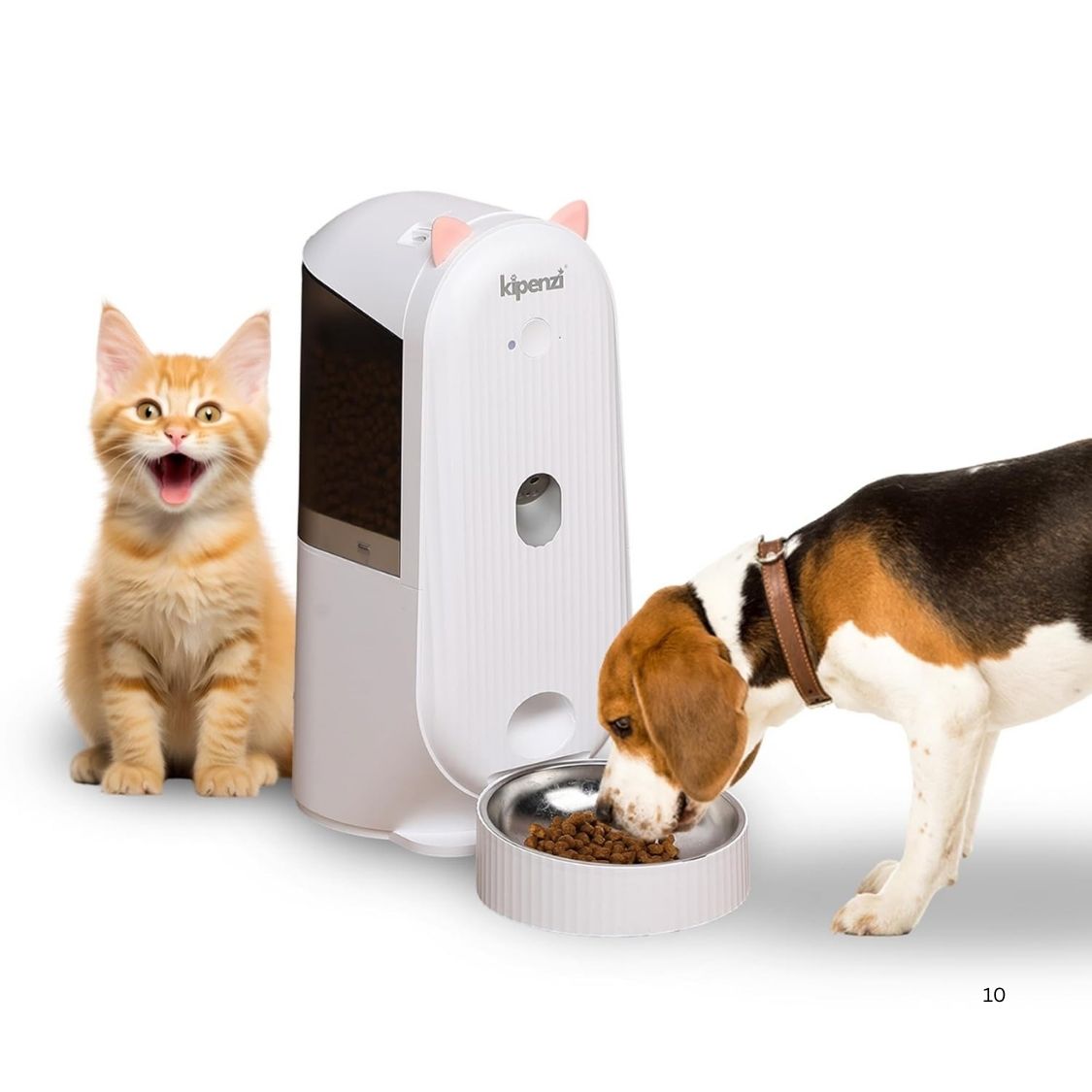 Smart Automatic Pet Feeder with Camera | App Control for Cats & Dogs