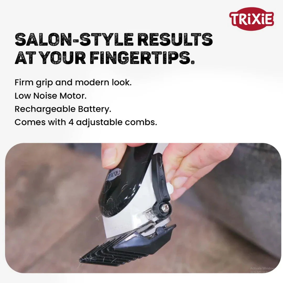 Trixie TR1200 Professional Pet Hair Clipper | Cordless Grooming