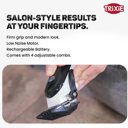 Trixie TR1200 Professional Pet Hair Clipper | Cordless Grooming