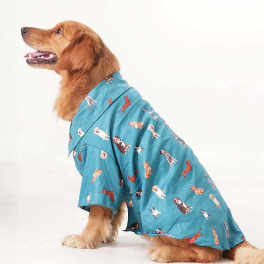 Printed Dog Shirt | Playful Paws Casual Summer Pet Wear