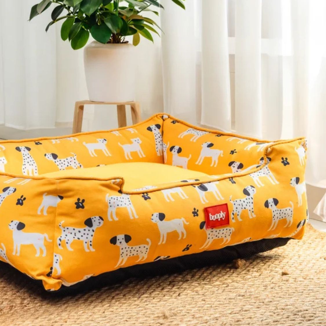 Dog Bed | Pet Bed Soft Cushioned for Cozy Rest -Sunshine Snooze