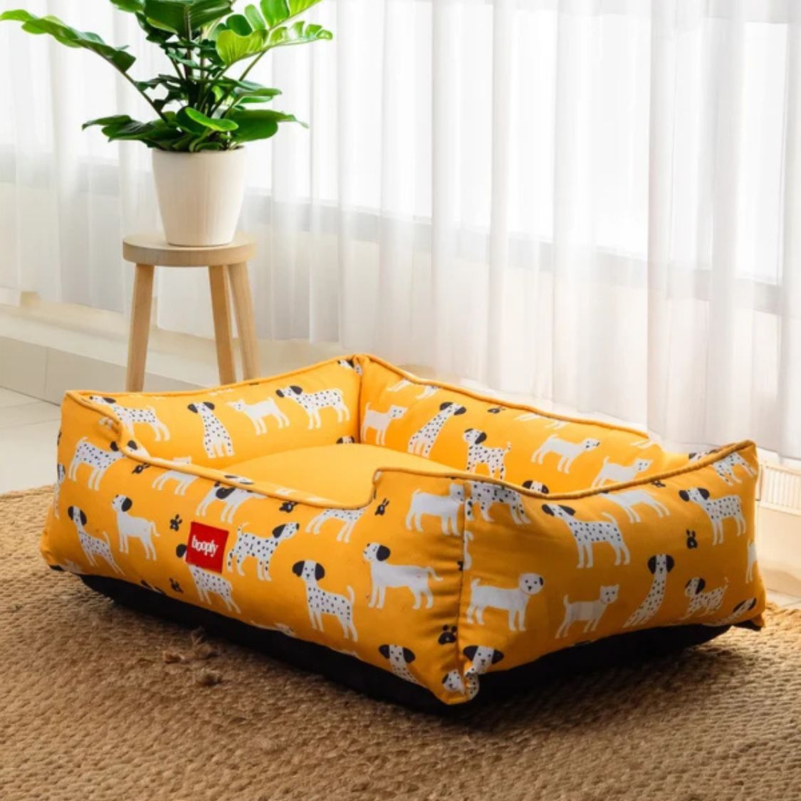 Dog Bed | Pet Bed Soft Cushioned for Cozy Rest -Sunshine Snooze