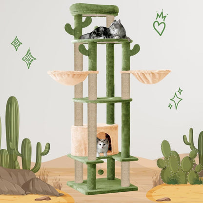 Cat Activity Tree | Multi Level Tower with Scratching Posts
