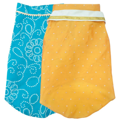 Dog Kurta Combo | Soft Cotton Ethnic Pet Wear | Festive Dog Clothes