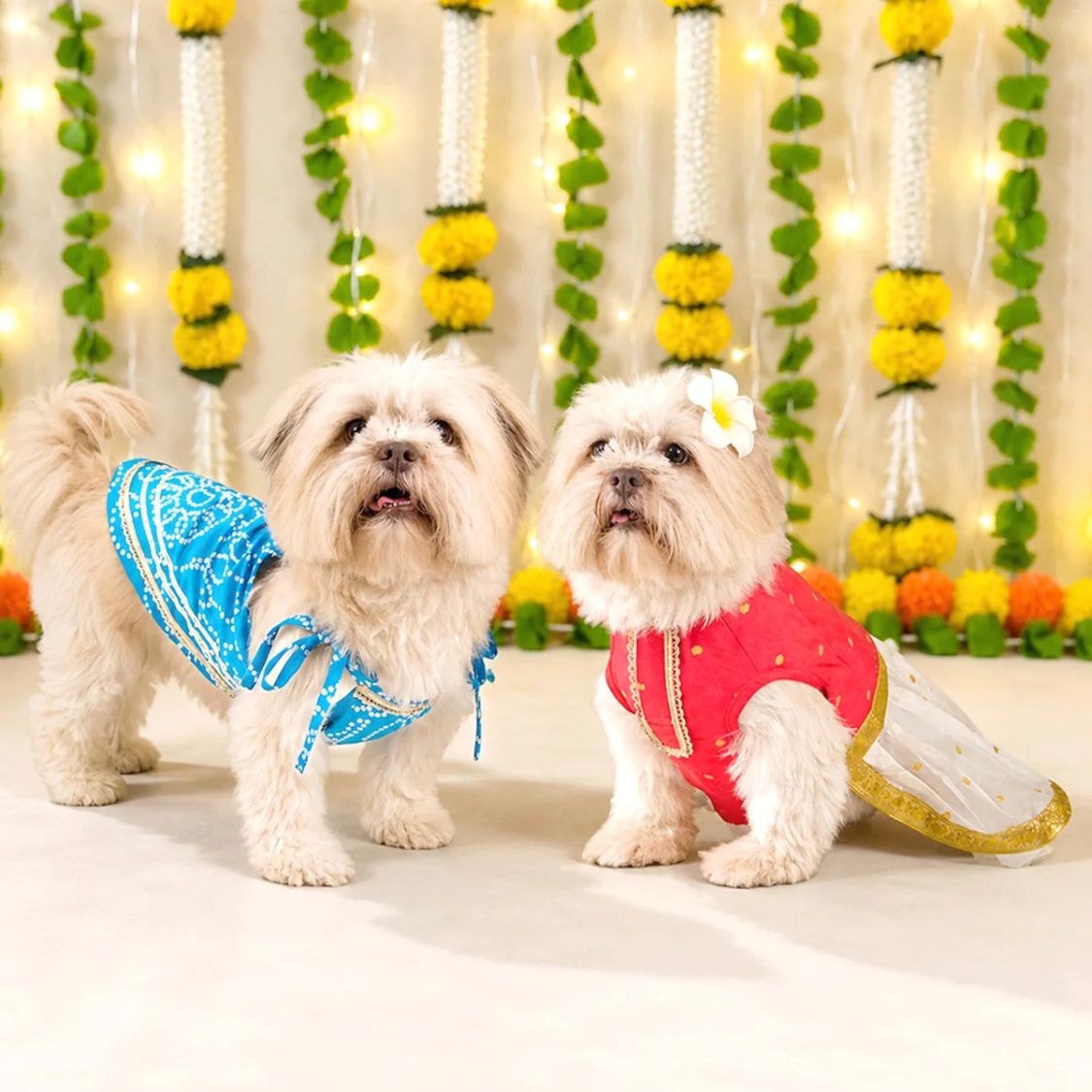 traditional dog outfit set