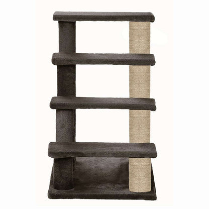 Cat Stairs Ladder - 4 Tier Climbing Steps - Plush Pet Sofa Steps - Jute