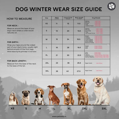 Dog Jacket | Dog Winter Clothing for Cold Weather - Checkered