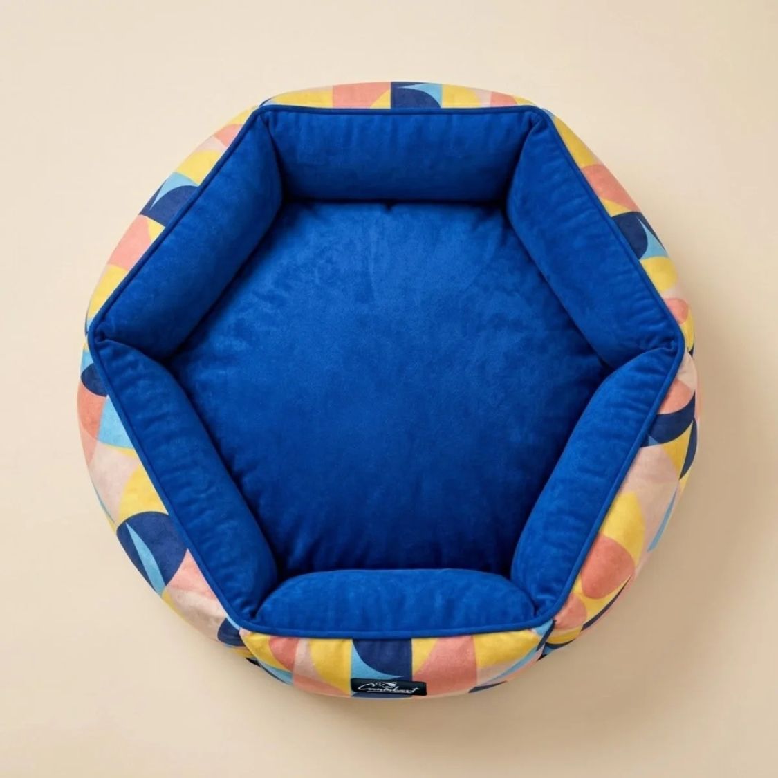 Washable Dog Bed with Raised Sides | Soft Cushioned Pet Bed for Adult Dogs