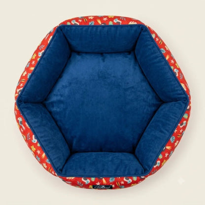 Washable Dog Bed with Raised Sides | Soft Cushioned Pet Bed for Dogs