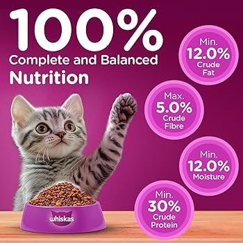 Whiskas Dry Food for Mother and Babycat (Mackerel Flavour 3 kg)