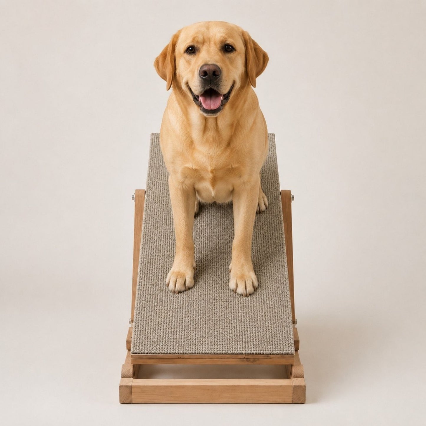 Foldable Pet Ramp for Dogs & Cats – Anti-Slip Wooden Ramp for Large Dogs