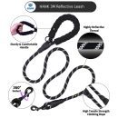 Hank Black Leash Small