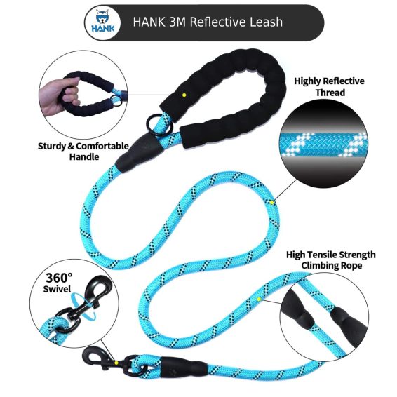 Hank Blue Leash For Dog