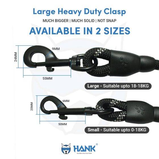 Hank Leash Size