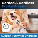 Cord & Cordless Pet Nail Trimmer