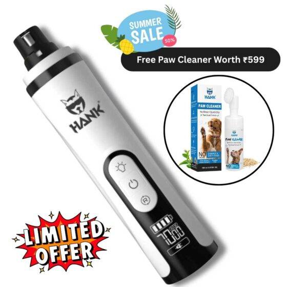 Dog Nail Grinder And Paw Cleaner