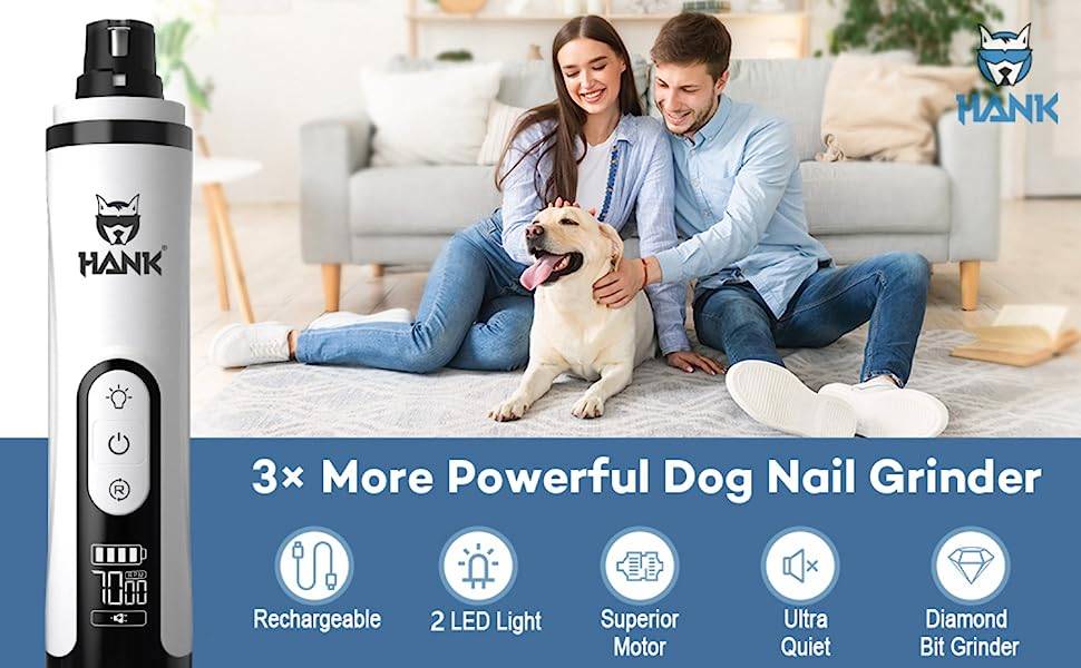 Casfuy Dog Nail Grinder With Led Light  Upgraded 2speed Electric Pet Nail  Trimmer Powerful Painless Paws Grooming Smoothing For Small Medium Large   Fruugo IN