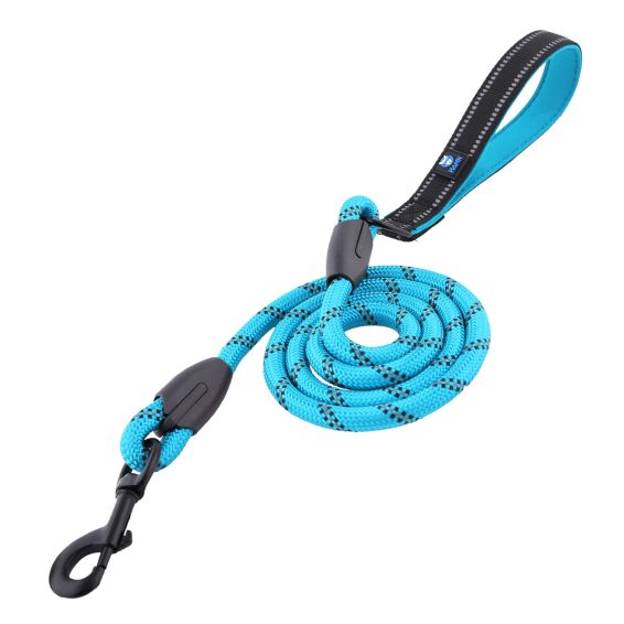 Hank Cyan Blue Leash
