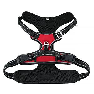 Hank NO Pull Harness Red