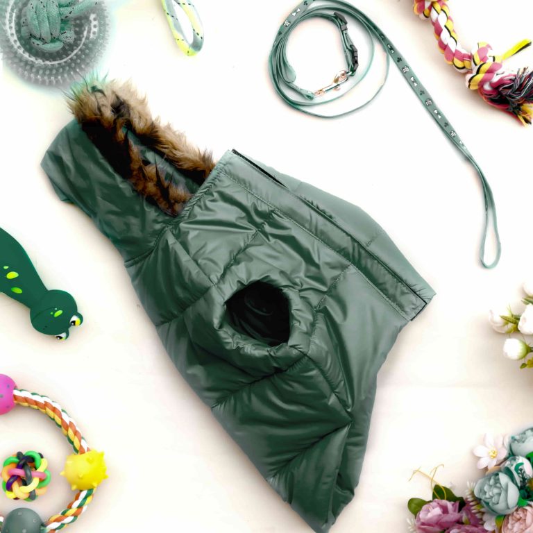 Hank Winter Dog Jacket Green