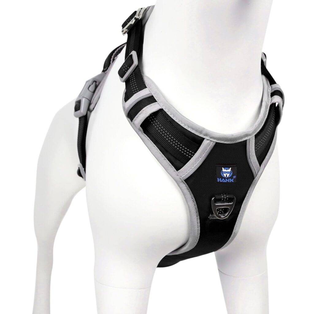 Dog Harness Black Grey