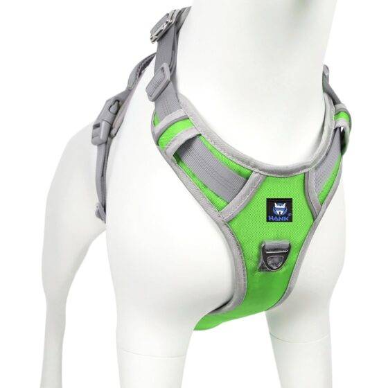 Dog Harness Grey Green