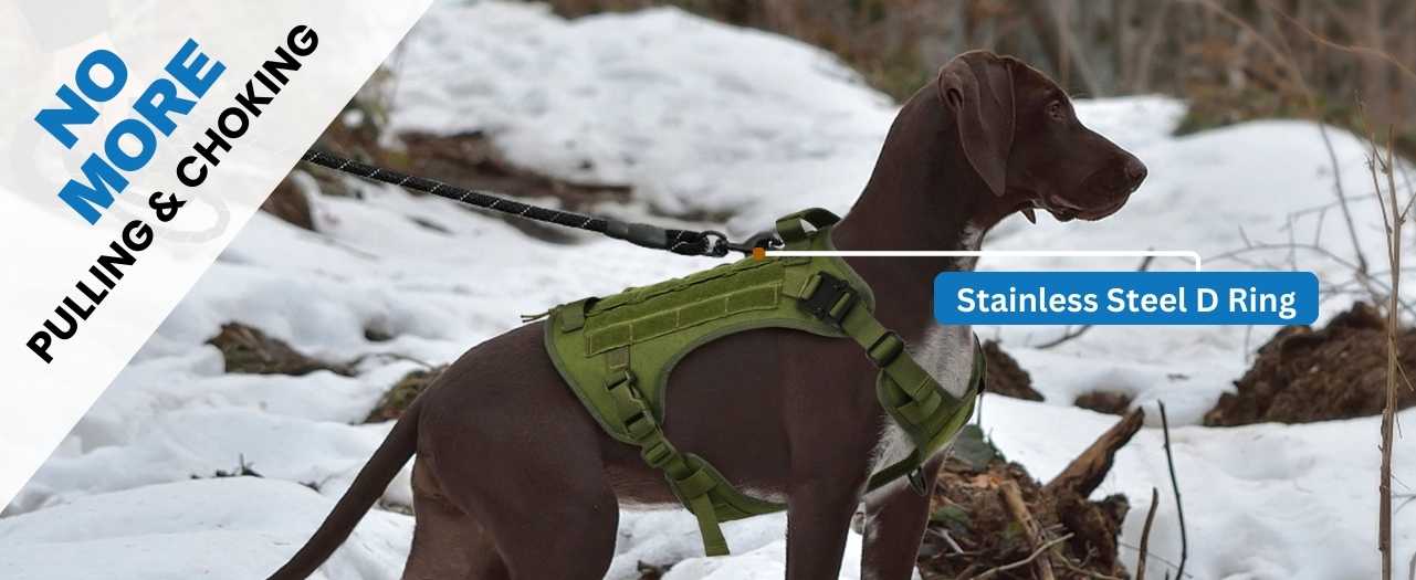 Hank Military Green Dog Harness