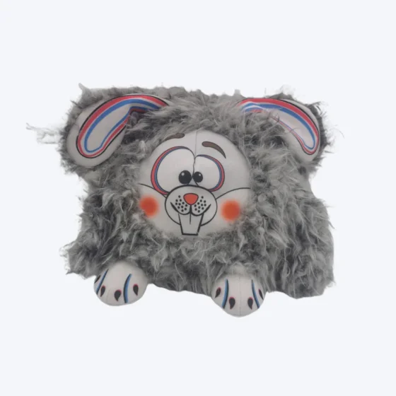 Jumpy Rabbit Plush Toy For Dog