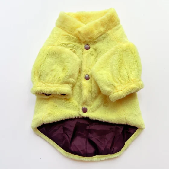 Puffer Lime Yellow Jacket for Dogs & Cats