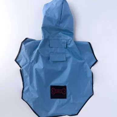 Blue Raincoat For Dogs & Cats