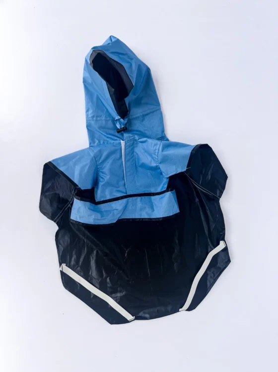 Blue Raincoat For Dogs & Cats