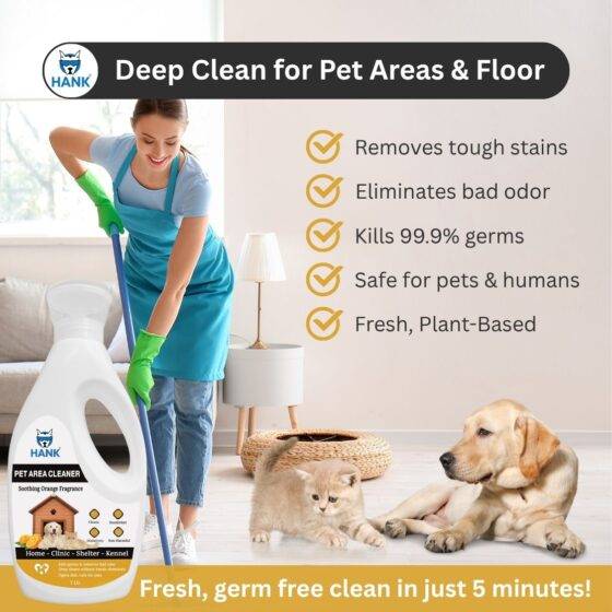 Pet floor cleaner